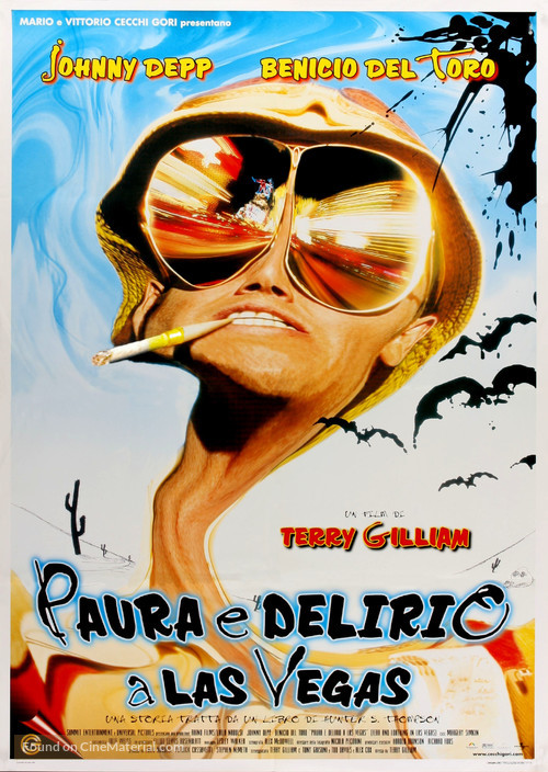 Fear And Loathing In Las Vegas - Italian Movie Poster