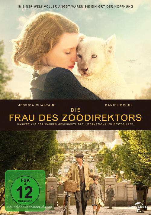 The Zookeeper&#039;s Wife - German DVD movie cover