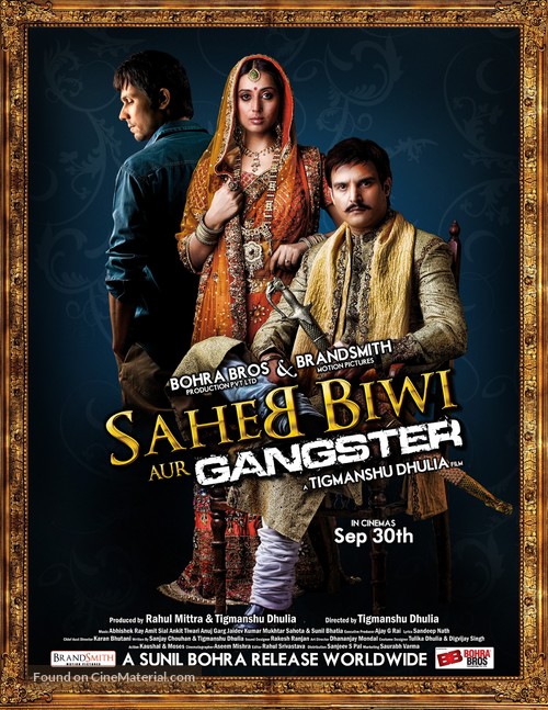 Saheb Biwi Aur Gangster - Indian Movie Poster