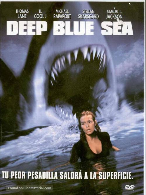 Deep Blue Sea - Spanish DVD movie cover