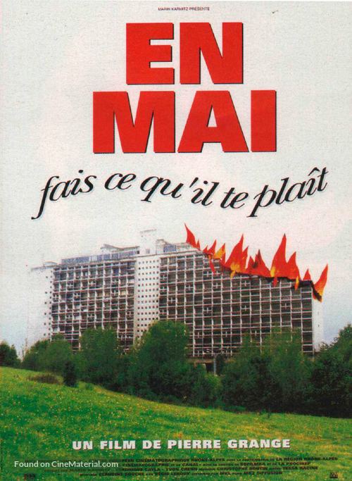 En mai, fais ce qu&#039;il te pla&icirc;t - French Movie Poster