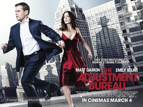 The Adjustment Bureau - British Movie Poster