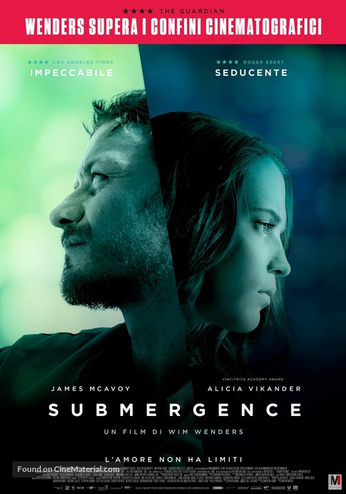 Submergence - Italian Movie Poster