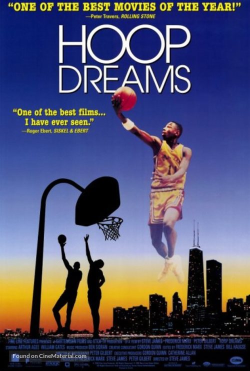 Hoop Dreams - Movie Poster