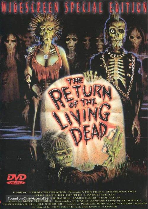 The Return of the Living Dead - German DVD movie cover