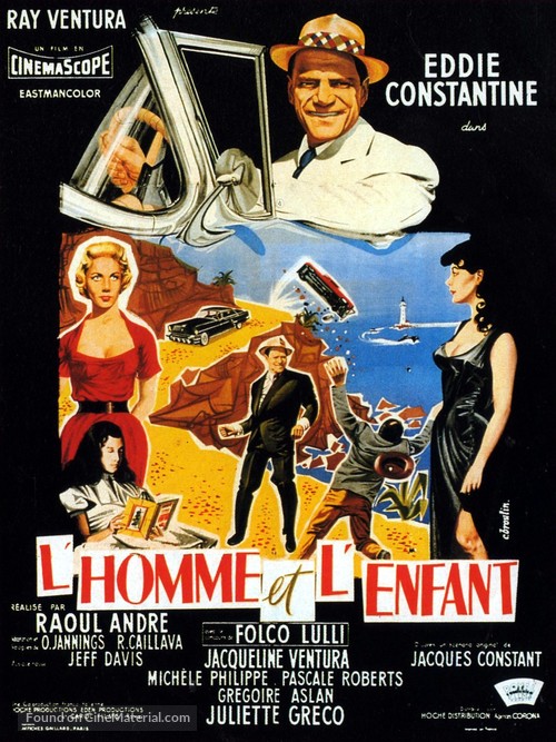 L&#039;homme et l&#039;enfant - French Movie Poster