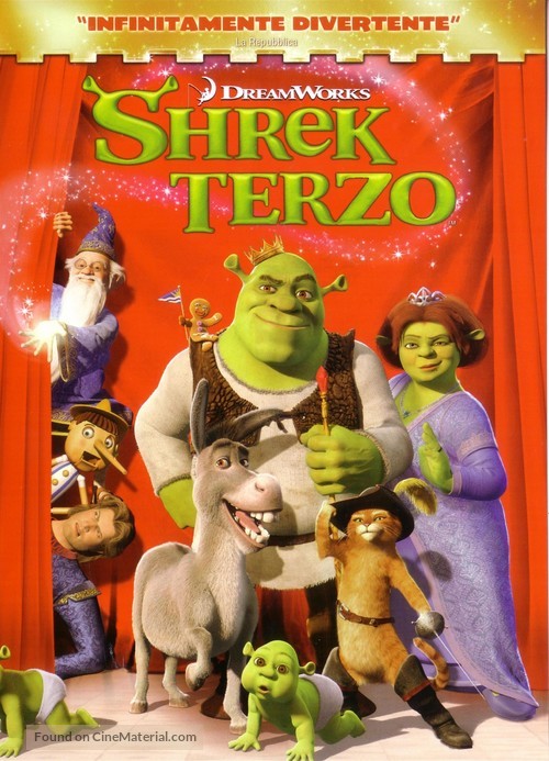 Shrek the Third - Italian Movie Cover