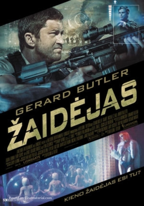Gamer - Lithuanian Movie Poster