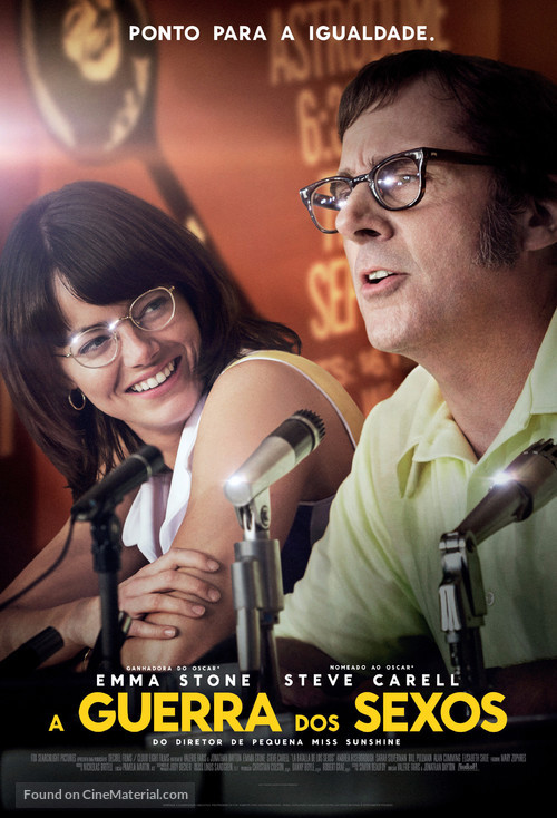 Battle of the Sexes - Brazilian Movie Poster