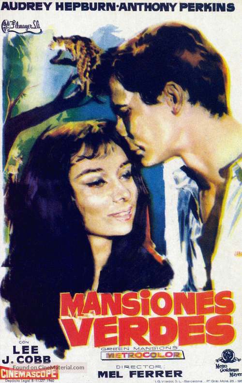 Green Mansions - Spanish Movie Poster