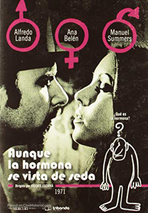 Aunque la hormona se vista de seda... - Spanish Movie Cover