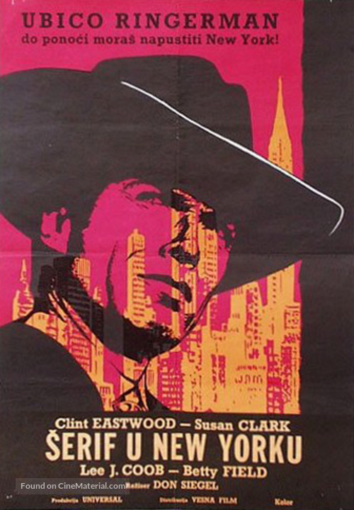 Coogan&#039;s Bluff - Yugoslav Movie Poster