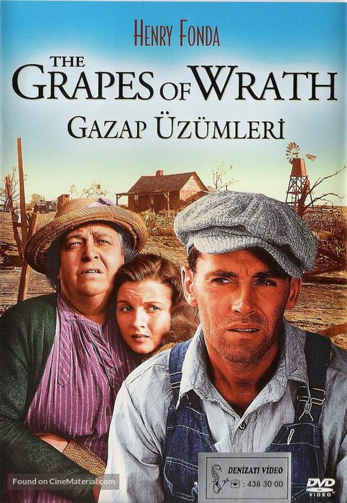 The Grapes of Wrath - Turkish Movie Cover