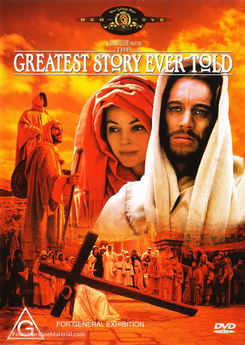 The Greatest Story Ever Told - Australian DVD movie cover