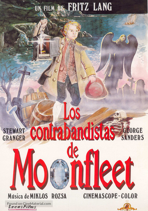 Moonfleet - Spanish VHS movie cover