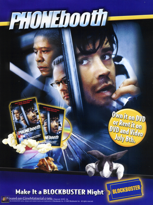 Phone Booth - Video release movie poster