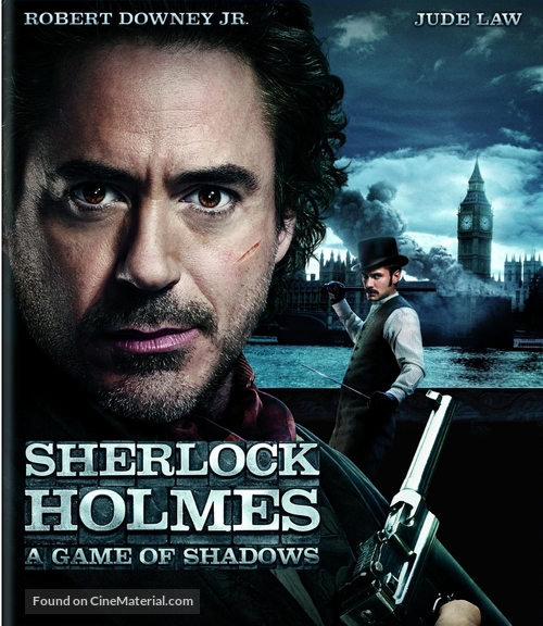 Sherlock Holmes: A Game of Shadows - Blu-Ray movie cover