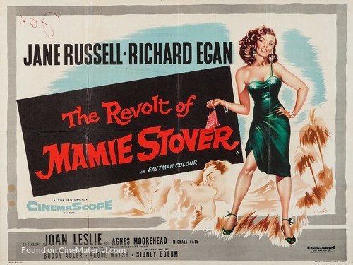 The Revolt of Mamie Stover - British Movie Poster