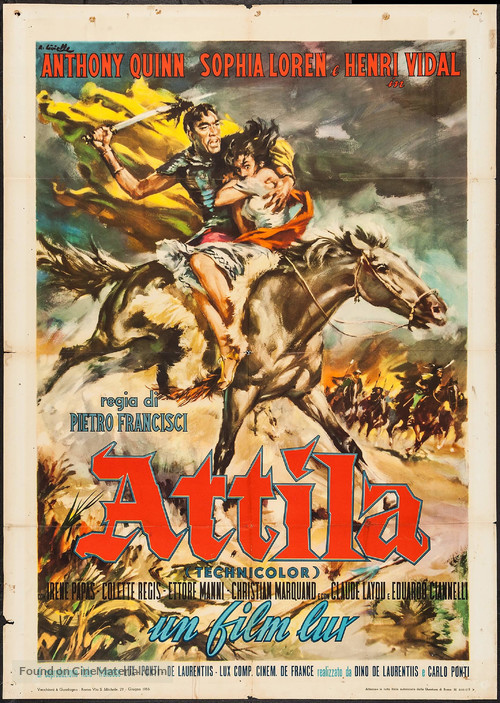 Attila - Italian Movie Poster