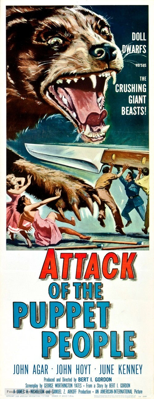 Attack of the Puppet People - Theatrical movie poster
