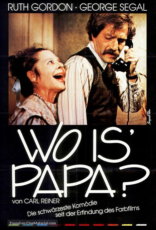 Where&#039;s Poppa? - German Movie Poster