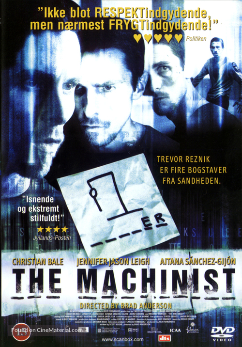 The Machinist - Danish Movie Cover