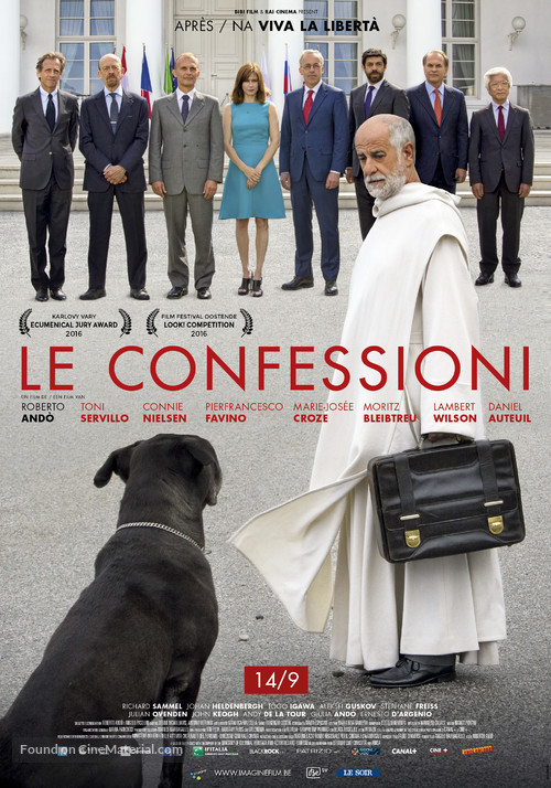 Le confessioni - Belgian Movie Poster