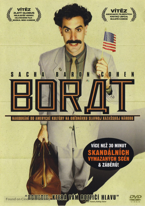 Borat: Cultural Learnings of America for Make Benefit Glorious Nation of Kazakhstan - Czech DVD movie cover