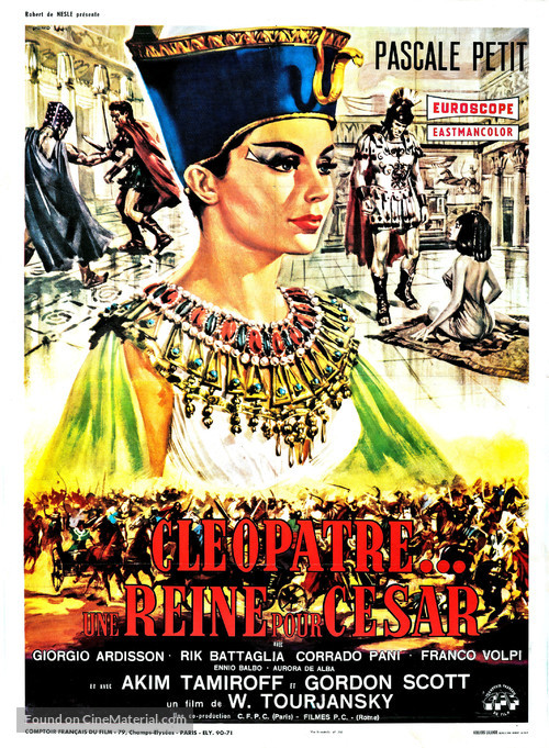 Una regina per Cesare - French Movie Poster