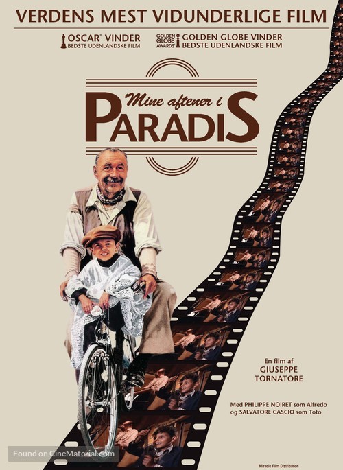 Nuovo cinema Paradiso - Danish Movie Poster