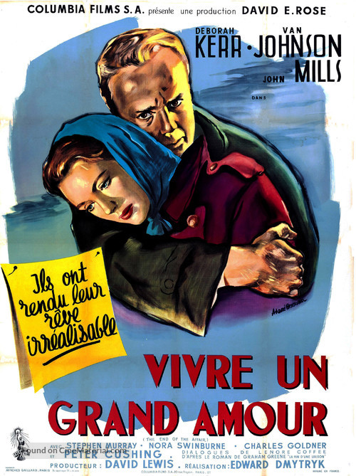 The End of the Affair - French Movie Poster