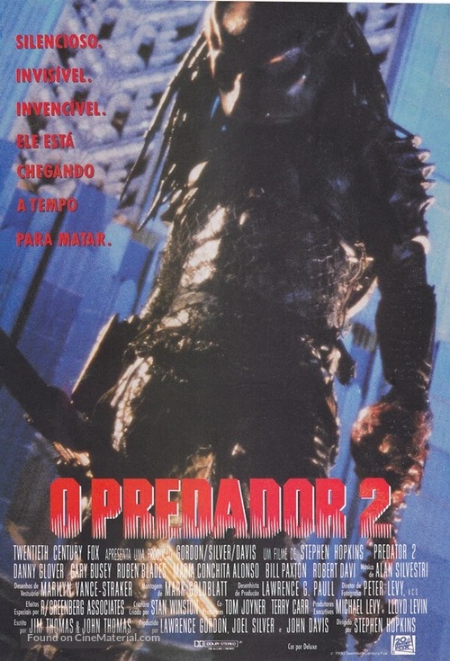 Predator 2 - Brazilian Movie Poster