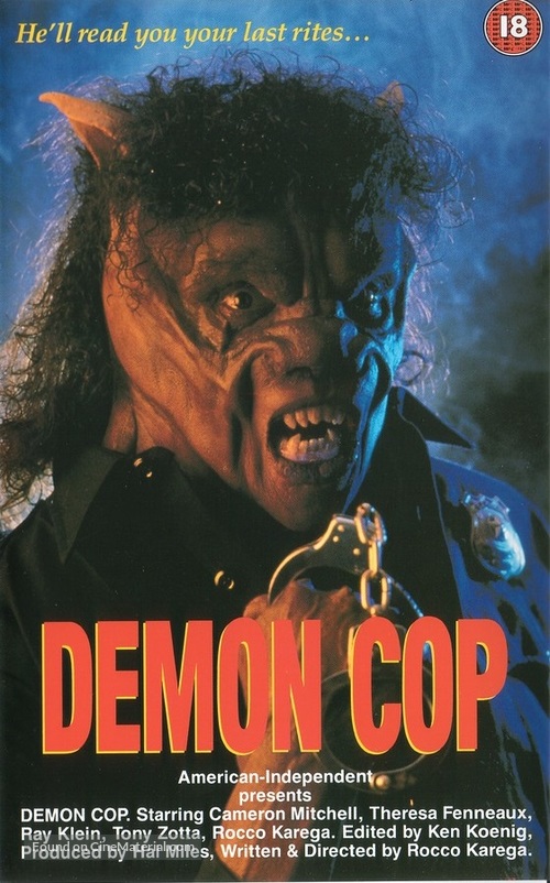 Demon Cop - British VHS movie cover