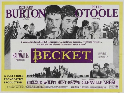 Becket - British Movie Poster