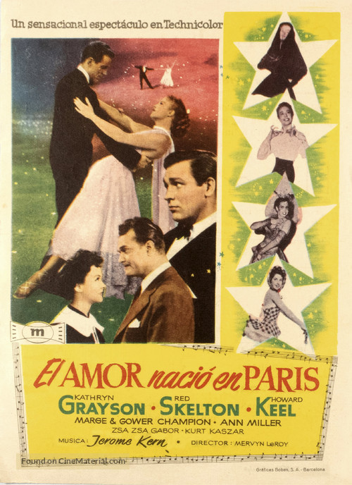 Lovely to Look at - Spanish Movie Poster