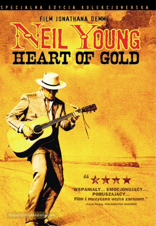 Neil Young: Heart of Gold - Polish DVD movie cover