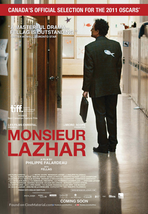 Monsieur Lazhar - Canadian Movie Poster