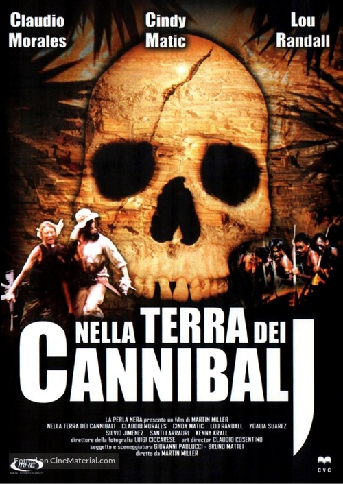 Nella terra dei cannibali - Italian DVD movie cover