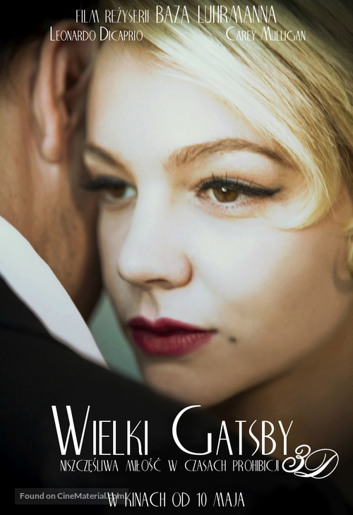 The Great Gatsby - Polish Movie Poster