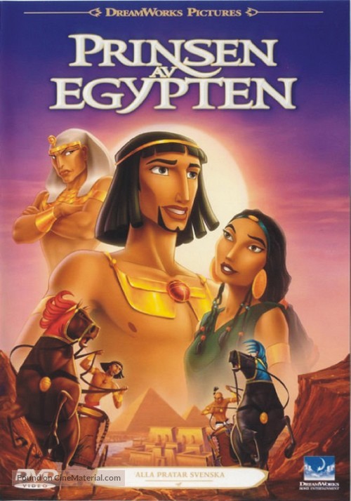 The Prince of Egypt - Swedish DVD movie cover