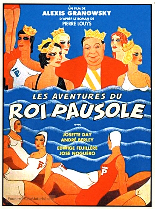 Les aventures du roi Pausole - French Movie Poster