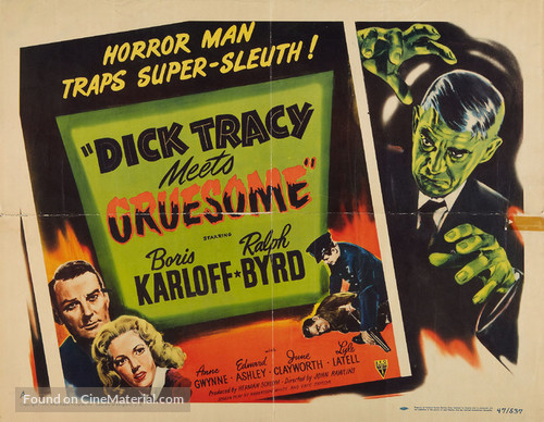 Dick Tracy Meets Gruesome - Movie Poster