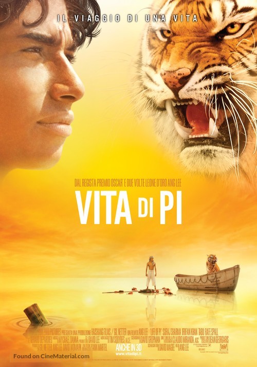 Life of Pi - Italian Movie Poster