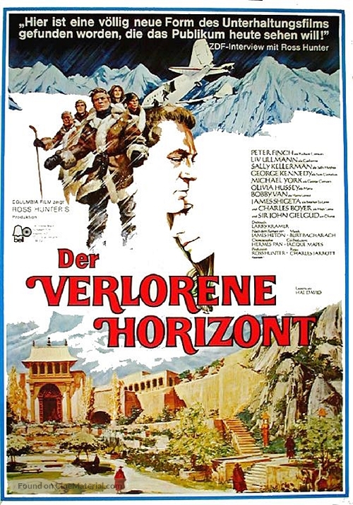 Lost Horizon - German Movie Poster