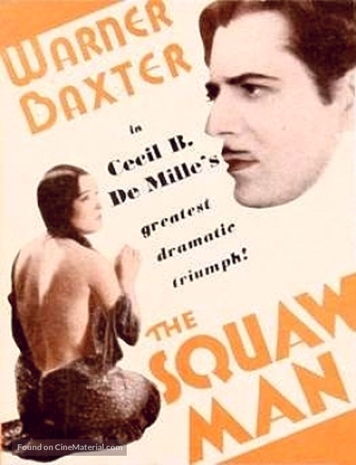 The Squaw Man - poster