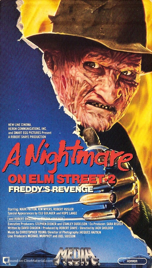 A Nightmare On Elm Street Part 2: Freddy&#039;s Revenge - VHS movie cover