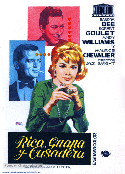 I&#039;d Rather Be Rich - Spanish Movie Poster