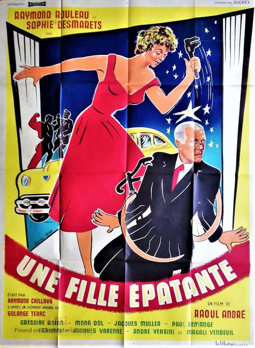 Une fille &eacute;patante - French Movie Poster