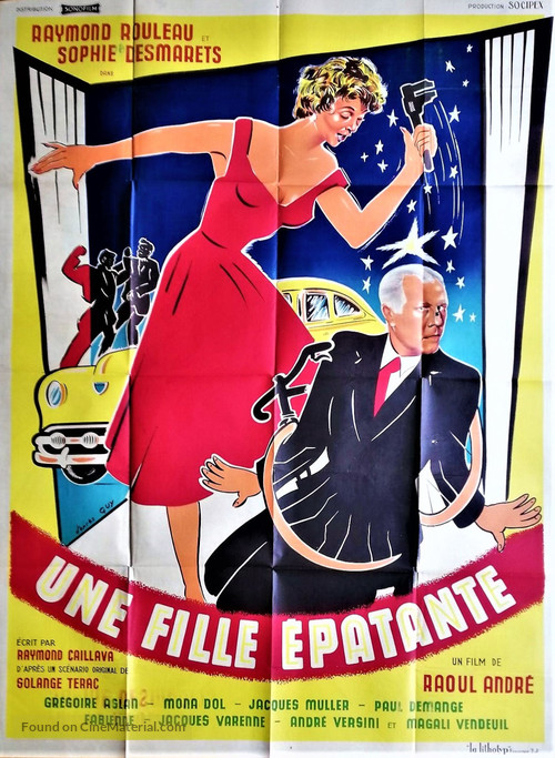 Une fille &eacute;patante - French Movie Poster