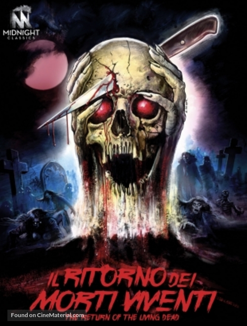 The Return of the Living Dead - Italian DVD movie cover